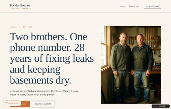 Buckley Brothers sample site