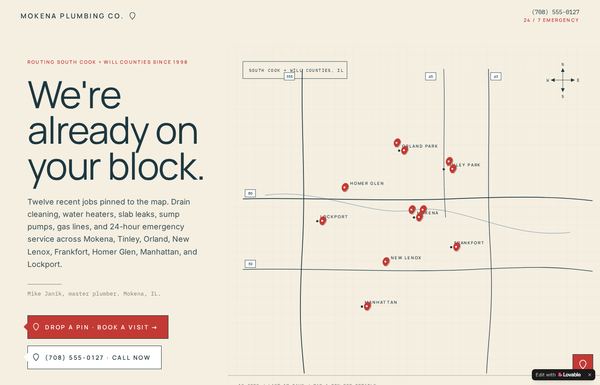 Mokena Plumbing sample site